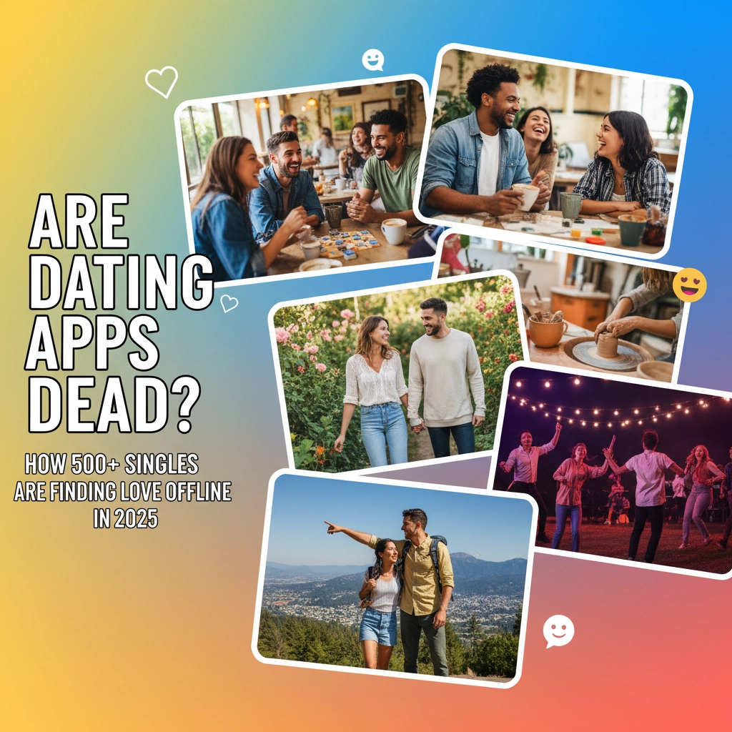 Are Dating Apps Dead? How 500+ Singles Are Finding Love Offline in 2025