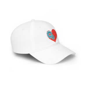 Dating Success Engine Low Profile Cap — Mechanical Heart Design Hat